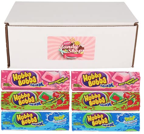 Secret Candy Shop Hubba Bubba Max Bubble Gum Variety Pack Of 3 Flavors