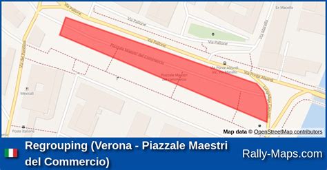 Regrouping Verona Piazzale Maestri Del Commercio Stage Map Rally