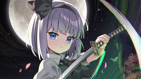 Youmu Konpaku With Sword Touhou HD Wallpaper Pxfuel