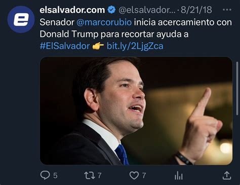 Jose Valdez On Twitter Marco Rubio Siempre Hab A Sido Un Referente