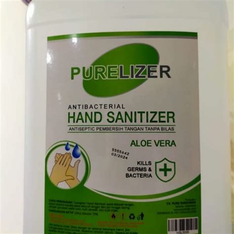 Jual Hand Sanitizer Liter Liquid Cair Spray Kemenkes Antiseptic