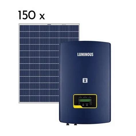 Luminous Kw On Grid Solar System At Best Price In New Delhi By