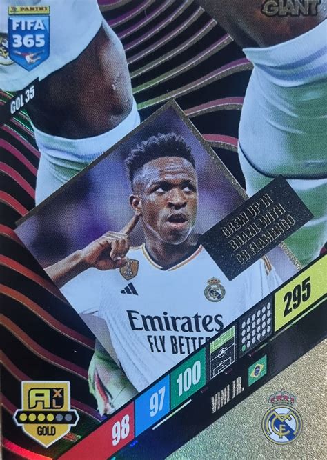 FIFA 365 2024 GOLD GOL 35 GIANT VINICIUS JR 14486301062 Allegro Pl