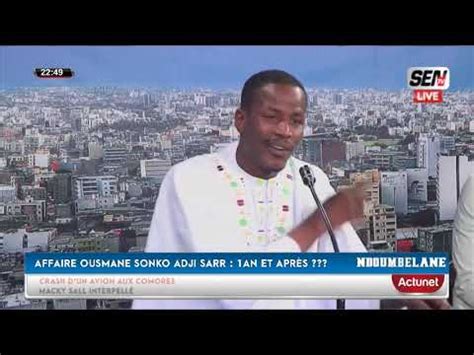 Ousmane sonko Adji sarr Cheikh Omar Talla Malheureusement Sénégal