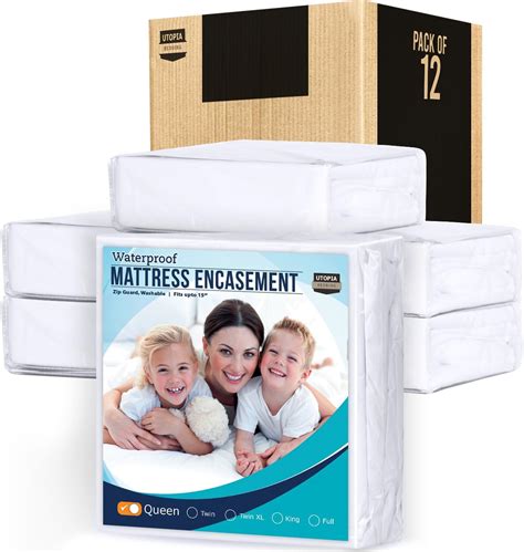 Amazon Utopia Bedding Zippered Mattress Encasement Queen Pack Of