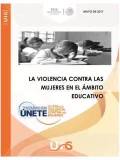 LA VIOLENCIA CONTRA LAS MUJERES EN EL ÁMBITO la violencia contra