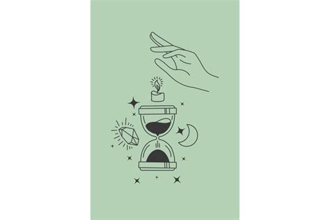 Mystical esoteric symbols for tattoo print poster (3196507)