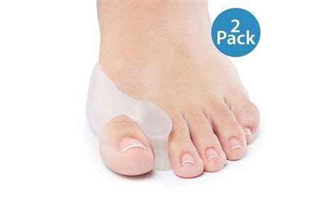 Natracure Gel Big Toe Bunion Guards And Toe Spreaders 2 Pack Groupon