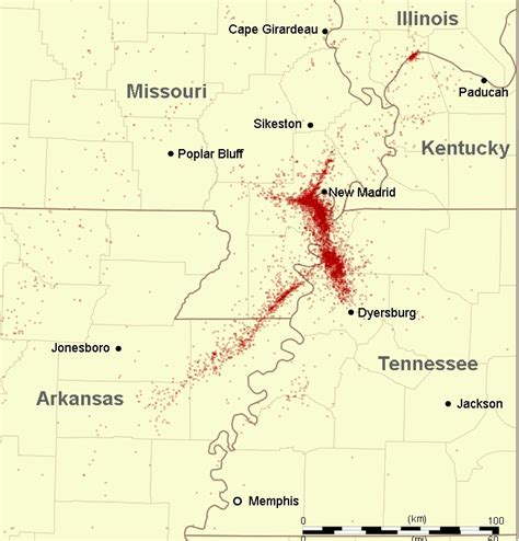 New Madrid Fault Line Map – Map Of The World