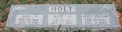 John Wesley Holt 1841 1909 Find A Grave Memorial