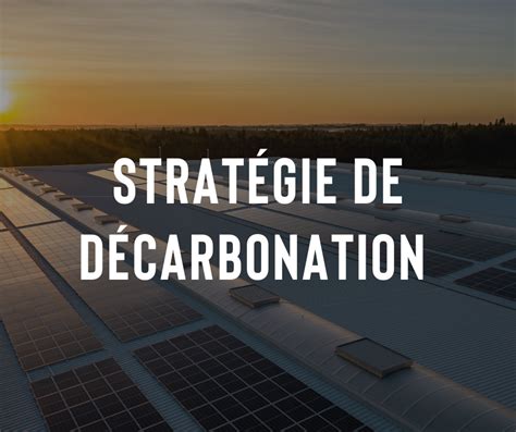 STRATÉGIE DE DÉCARBONATION Ambioner