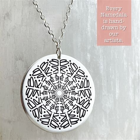 Namedala® - Personalized Name Mandala Necklace