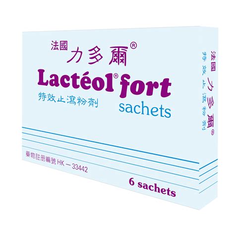 Lacteol fort sachets 6 sachets pack - 康研藥業