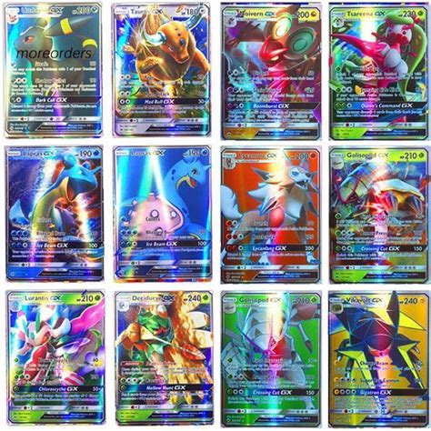 Cartas Pokemon Gx E Mega Ex Novos Shopee Brasil