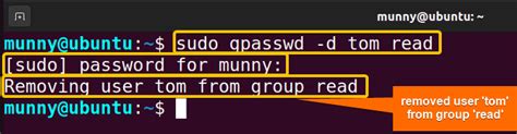 How To Remove A User From Group In Linux Methods