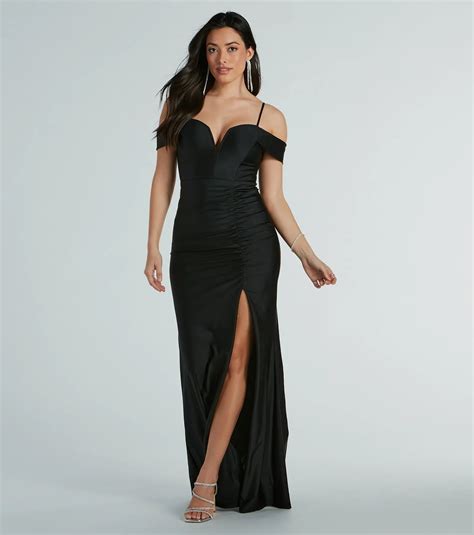 Cold Shoulder Formal Gowns & Windsor