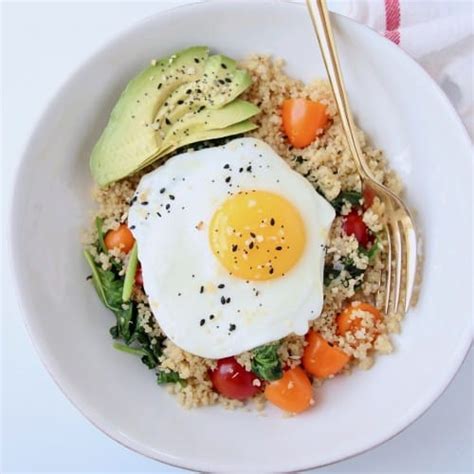 Minute Savory Quinoa Breakfast Bowl Bowls Are The New Plates