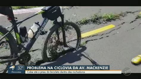 Ciclistas Denunciam Abandono Em Ciclovia Nova Rachaduras Que