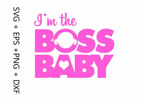 Baby Boss Girl Logo Svg