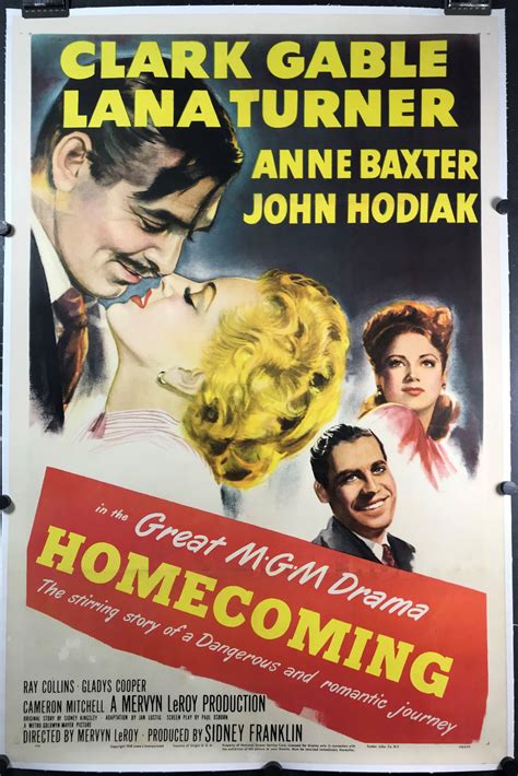 HOMECOMING, Original Vintage War Drama Movie Poster - Original Vintage Movie Posters