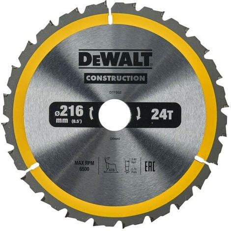 Lame De Scie Circulaire Stationnaire Mm Dents Dewalt Dt Qz