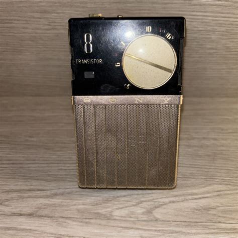 Sony Tr Transistor Radio Black Gold Ebay