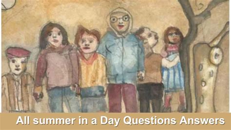 All Summer In A Day Questions And Answers Class 9 EStudy Point