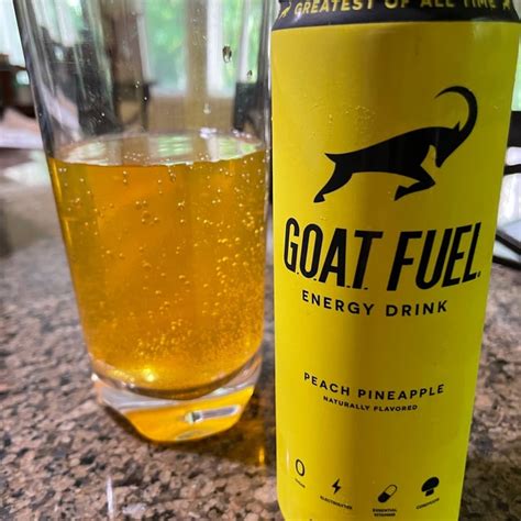 Goat Fuel Peach Pineapple Energy Drink Review Abillion