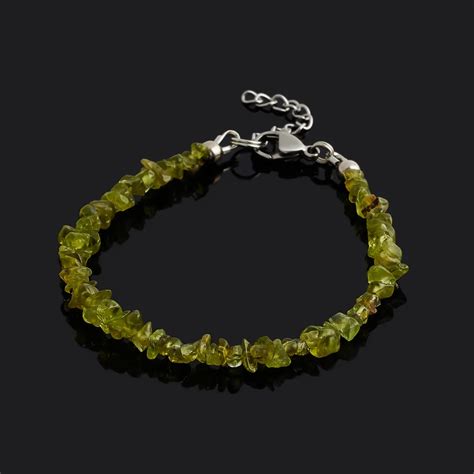 Купить Браслет хризолит США (биж. сплав, сталь хир.) 16 см (+3 см ...