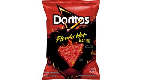 Doritos Flamin Hot Nacho Flavored Tortilla Chips 2 5 Oz Delivery Near Me Doordash