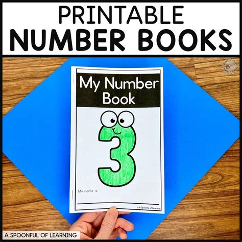 Printable Number Books for Kindergarten - A Spoonful of Learning