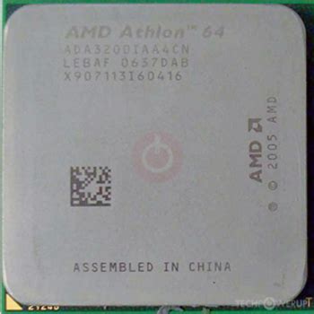 AMD Athlon 64 3200+ Specs | TechPowerUp CPU Database