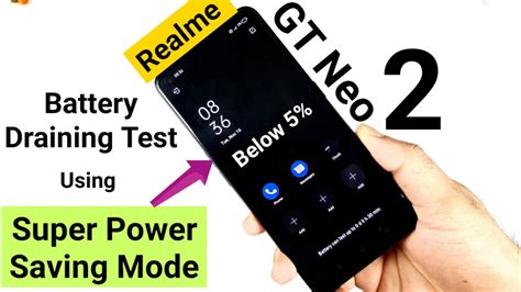 Realme Gt Neo Battery Draining Test For Hours Using Super Power