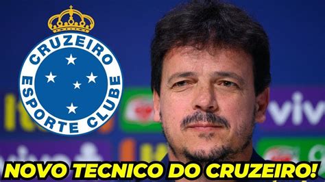 URGENTE O NOVO TECNICO DO CRUZEIRO CHEGOU FERNANDO DINIZ ACABA DE SER