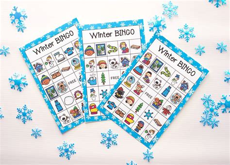 Winter Bingo Free Printable The Best Ideas For Kids