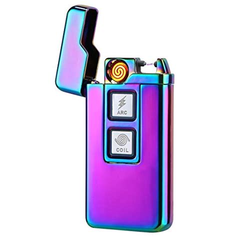 Kivors 2 In 1 Plasma Arc Lighter Coil Lighter USB Rechargeable