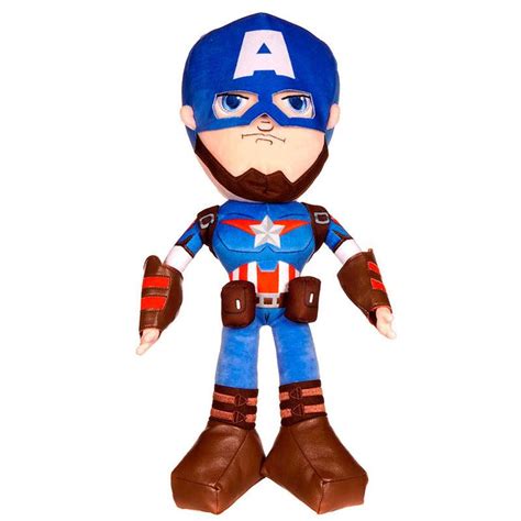 Peluche Capitão América Avengers 55cm Loja da Criança