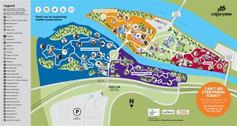 Calgary Zoo map - Ontheworldmap.com