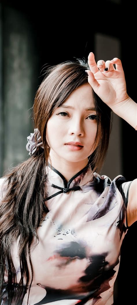 Women Asian Brunette Model 1440x3200 Phone HD Wallpaper