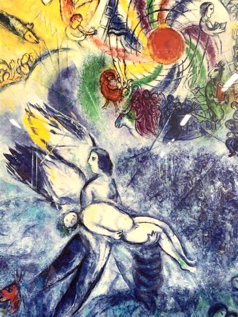 At Auction Marc Chagall The Creation Of Man Offset Litho 40in