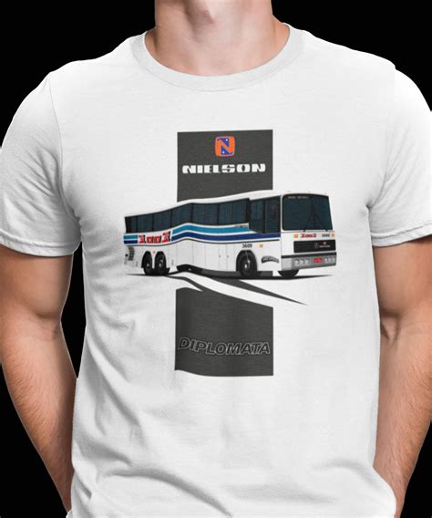 T Shirt Quality Camiseta Nibus Auto Via O Nielson Diplomata