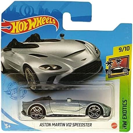Hot Wheels Aston Martin V Speedster HW Exotics GRX Short Card Metallic Silver