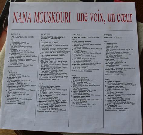 Nana Mouskouri Une Voix Un Coeur Box 9 Lp 33 Tours Selection Readers Digest Ebay