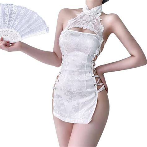 SINROYEE Clothing Lingerie Cheongsam Costume Anime Babydoll Suit