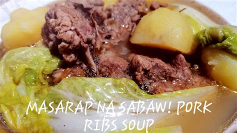 HOW TO COOK PORK RIBS SOUP SIMPLENG ULAM RECIPE EASY RECIPE