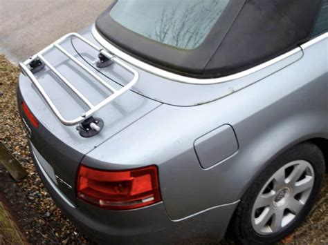 Audi A4 Convertible Trunk Luggage Rack No Awkward Metal Clamps Audi