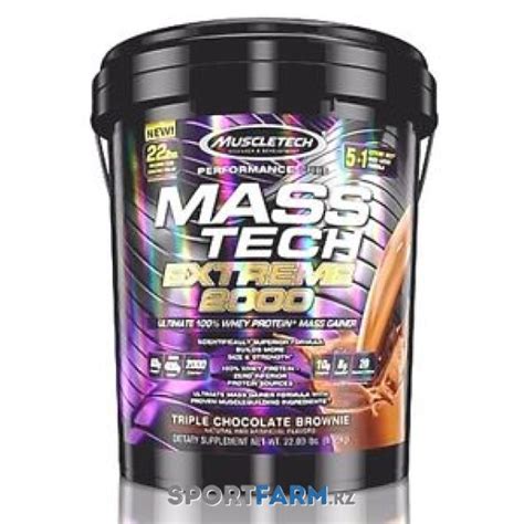 Купить Гейнер MuscleTech - Mass Tech Extreme 2000 (10 кг), лучшая цена ...