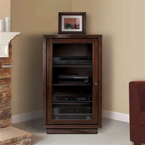 Bello Media Storage Cabinet Dark Espresso