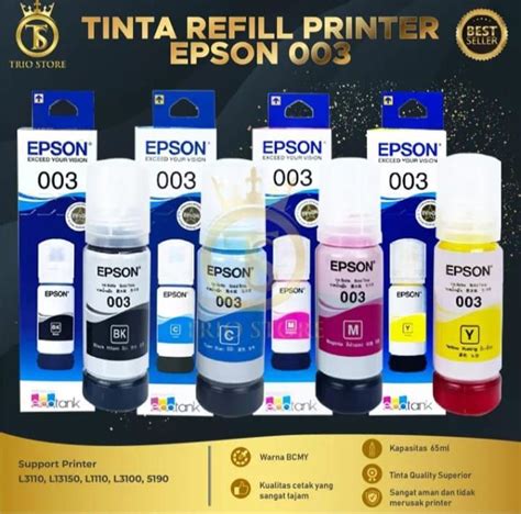 Tinta Printer 003 Merah