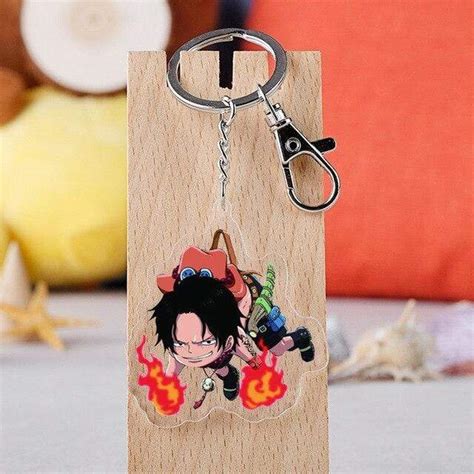 Porte Clef One Piece Ace Pendu Accessoire One Piece